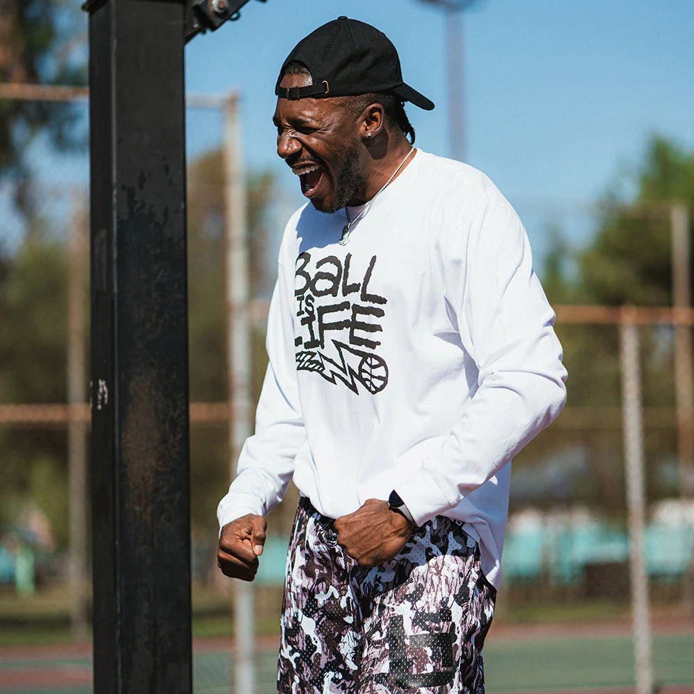 Ball By Nature L/S Tee in White - Image 3