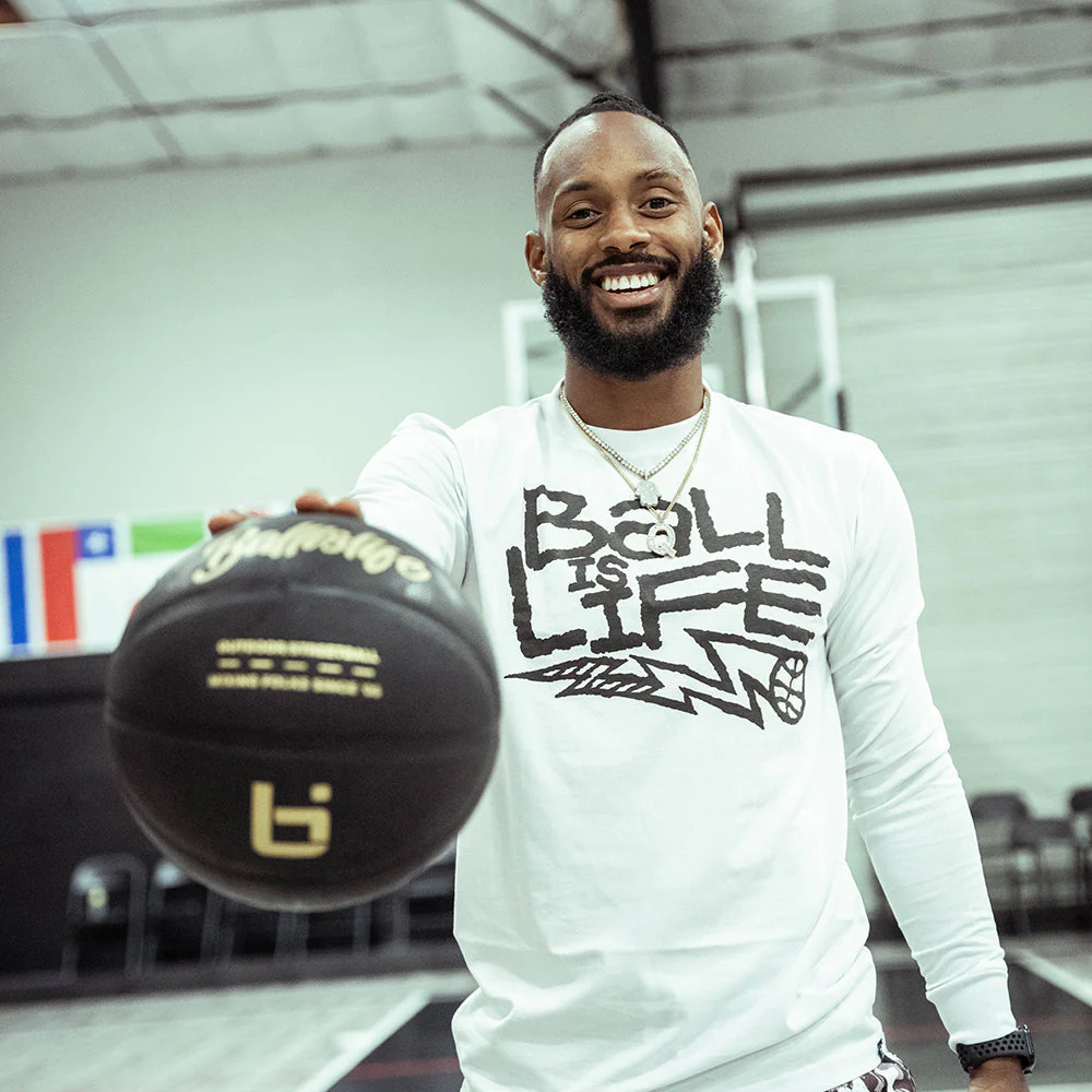 Ball By Nature L/S Tee in White - Image 4