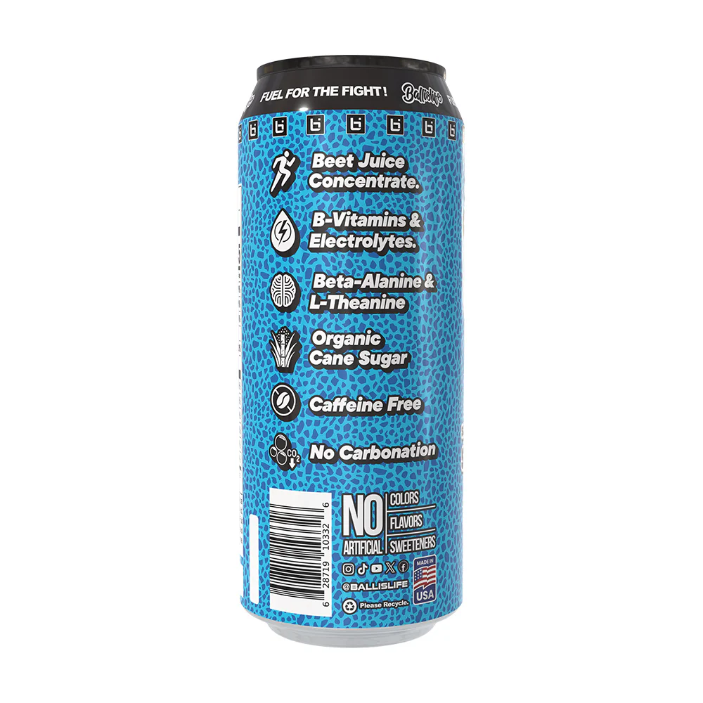 Ballislife Hydration Sports Drink (12-Pack) in Fruit Punch Fusion - Image 3