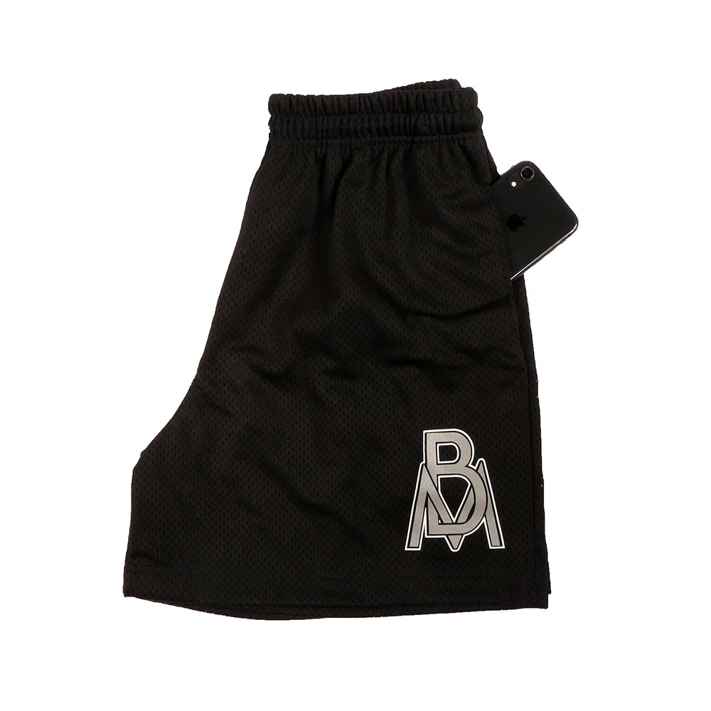 Benji Mood Skull Shorts in Black - Image 3