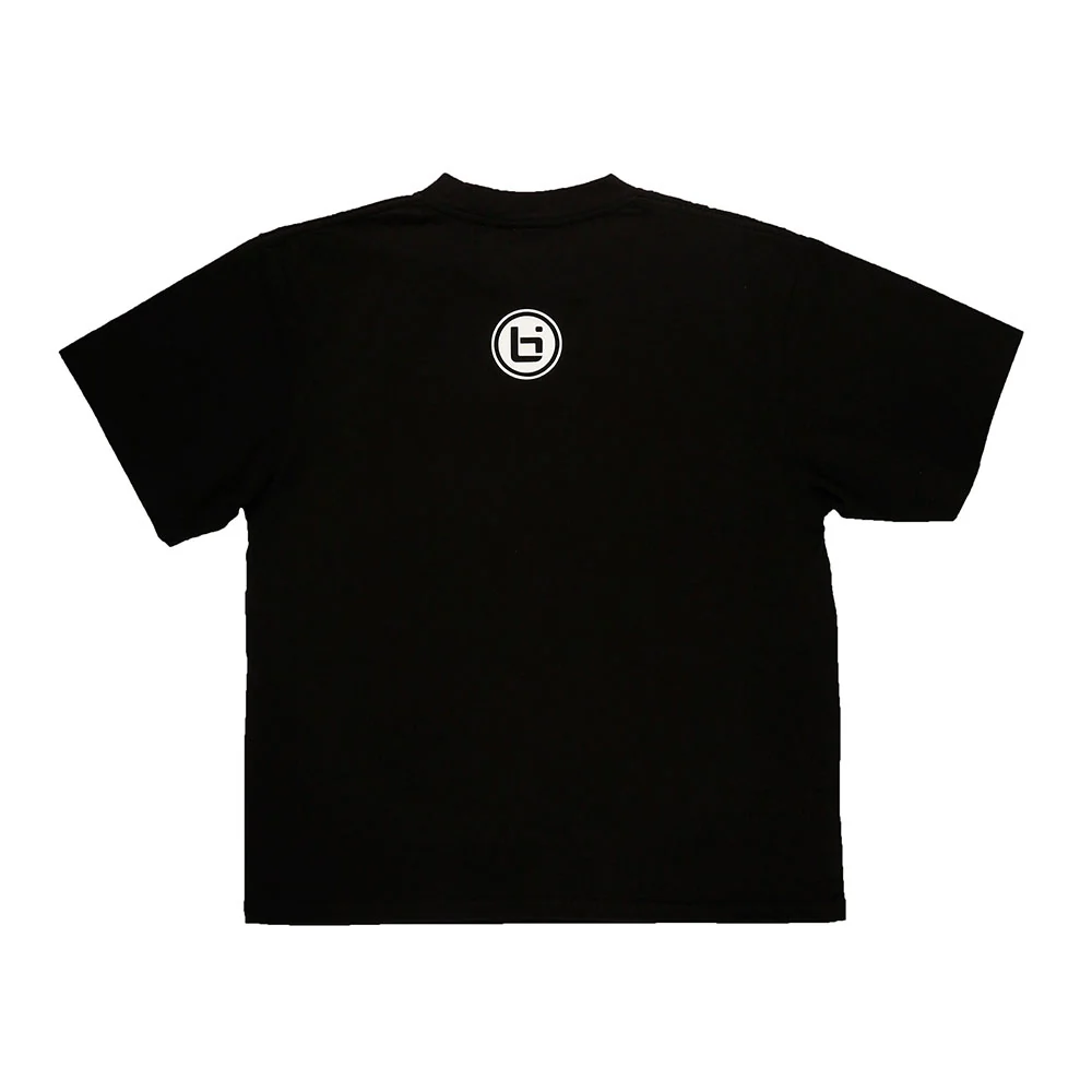 Black Ghost x BIL Cropped Tee in Black - Image 3