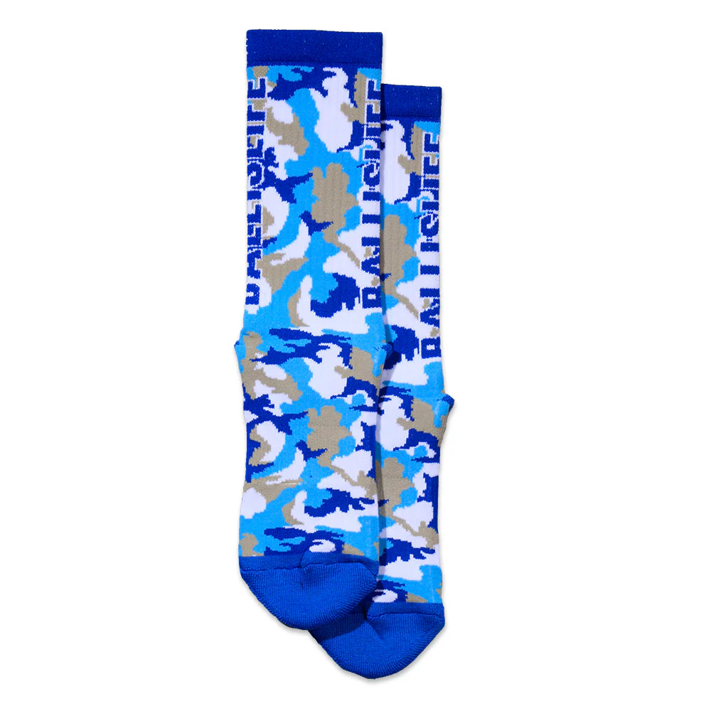 Camo Socks in Blue - Image 3