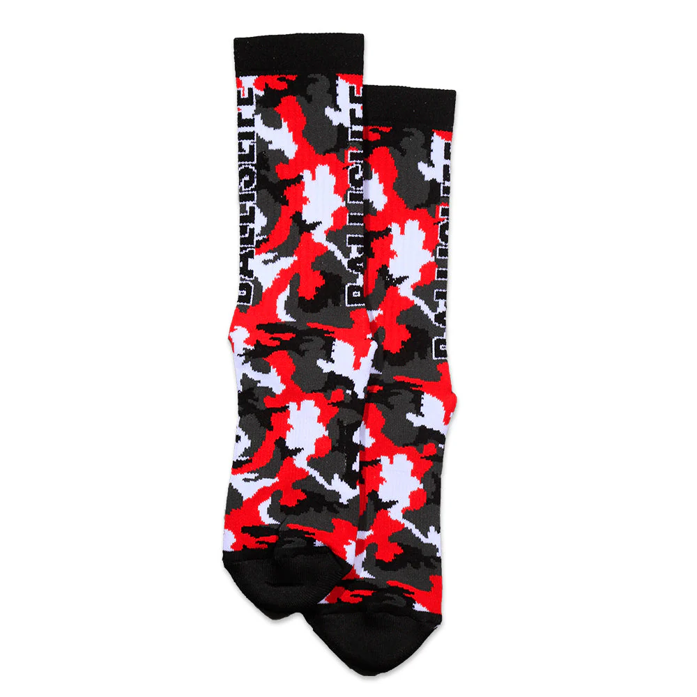 Camo Socks in Red - Image 3