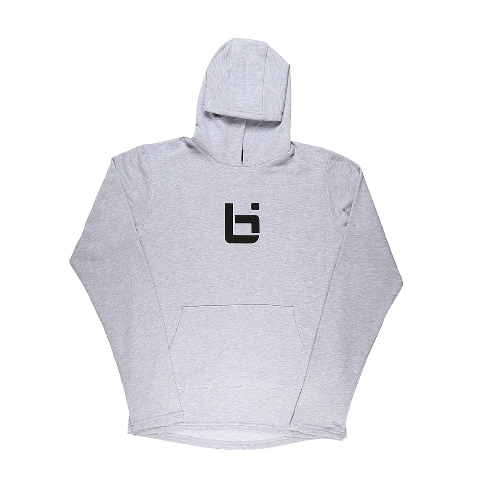 FT1 B Logo Hoodie in Grey - Image 3