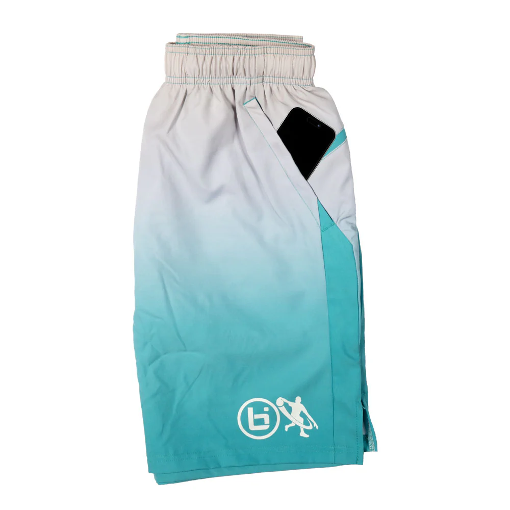 Global Hooper Performance Short in Diamond Teal - Image 2