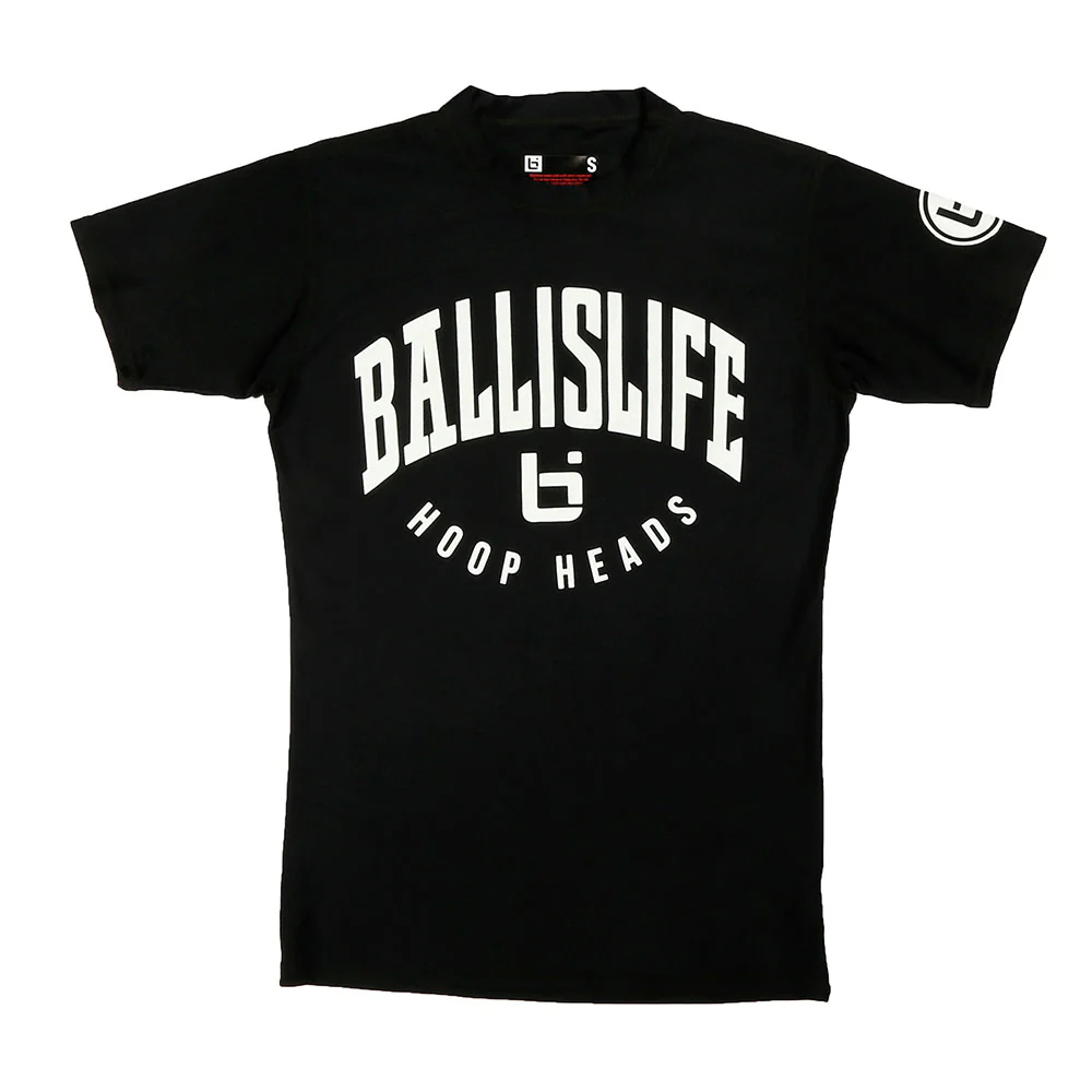 Hoop Head Compression Tee in Black
