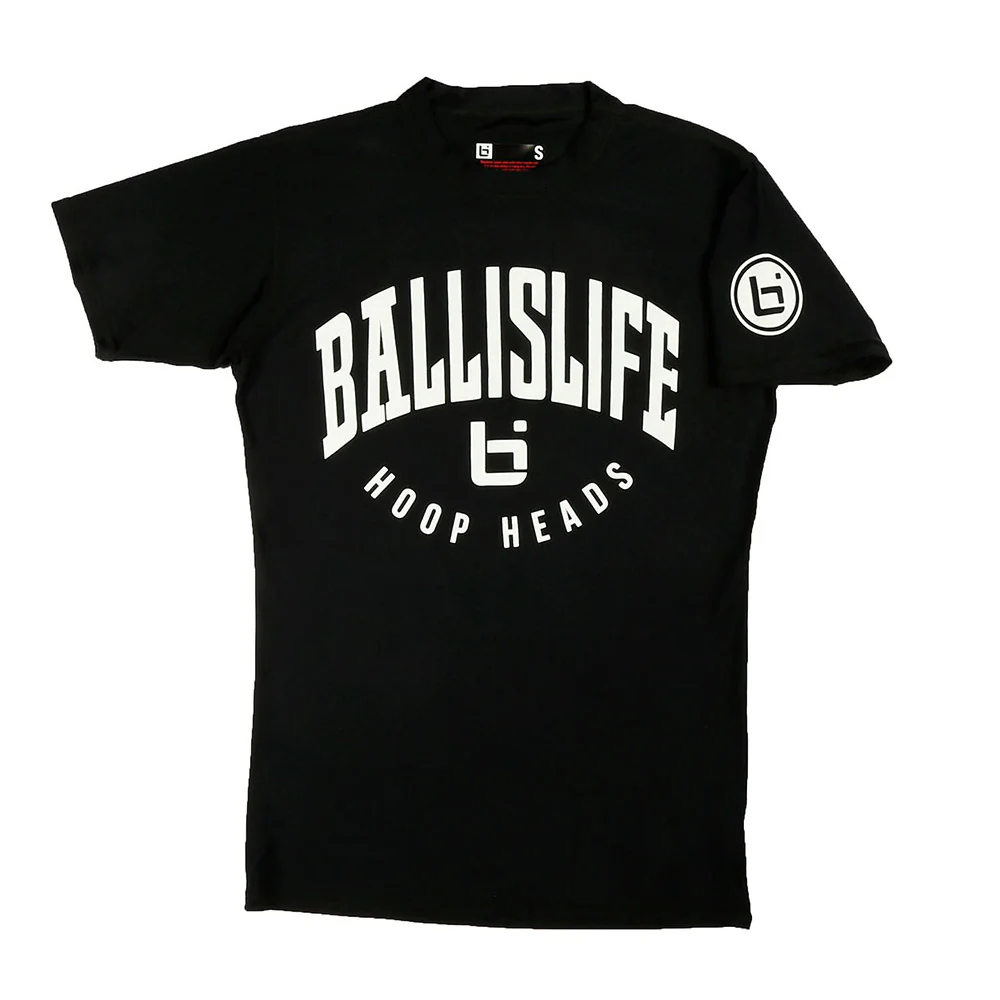 Hoop Head Compression Tee in Black - Image 2