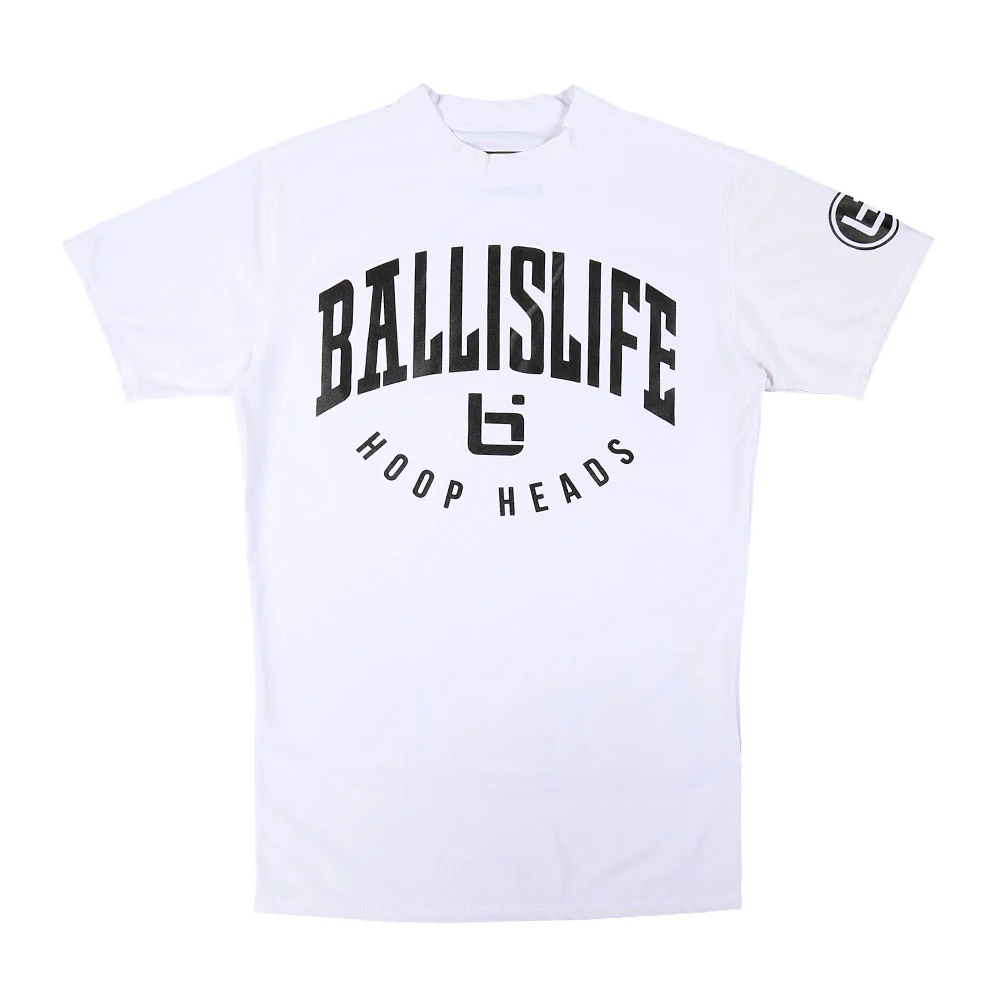Hoop Head Compression Tee in White