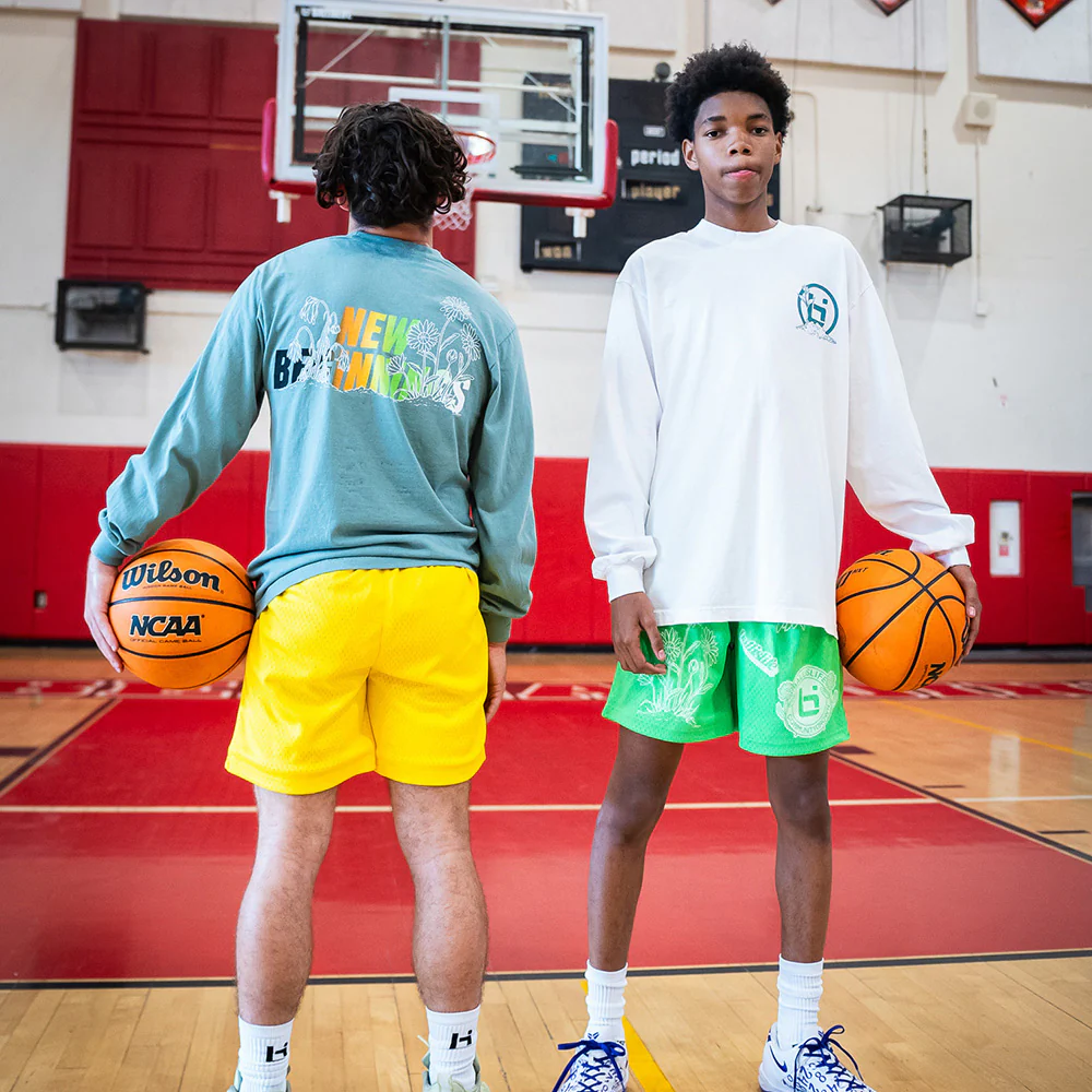 New Beginnings L/S Tee in Green - Image 4