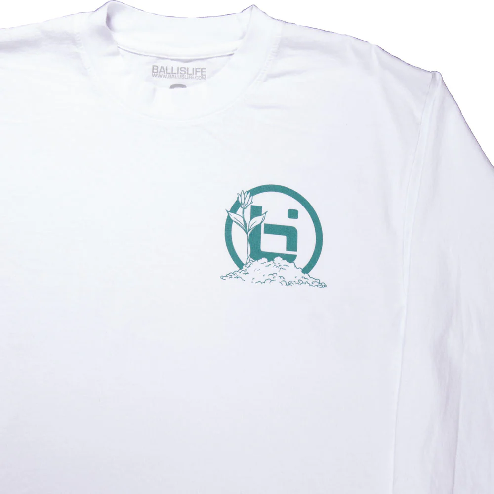New Beginnings L/S Tee in White - Image 3