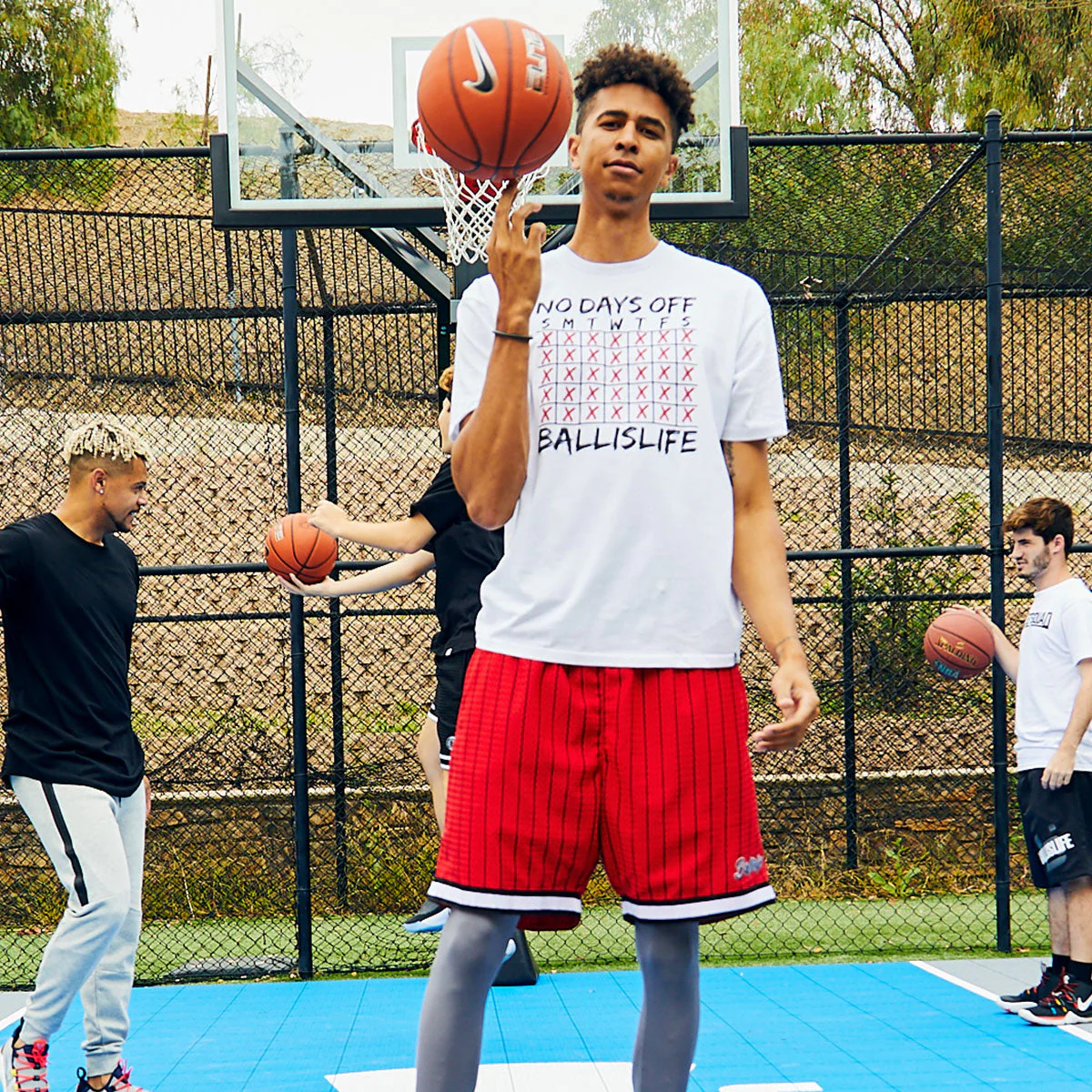 No Days Off Tee in White - Image 5