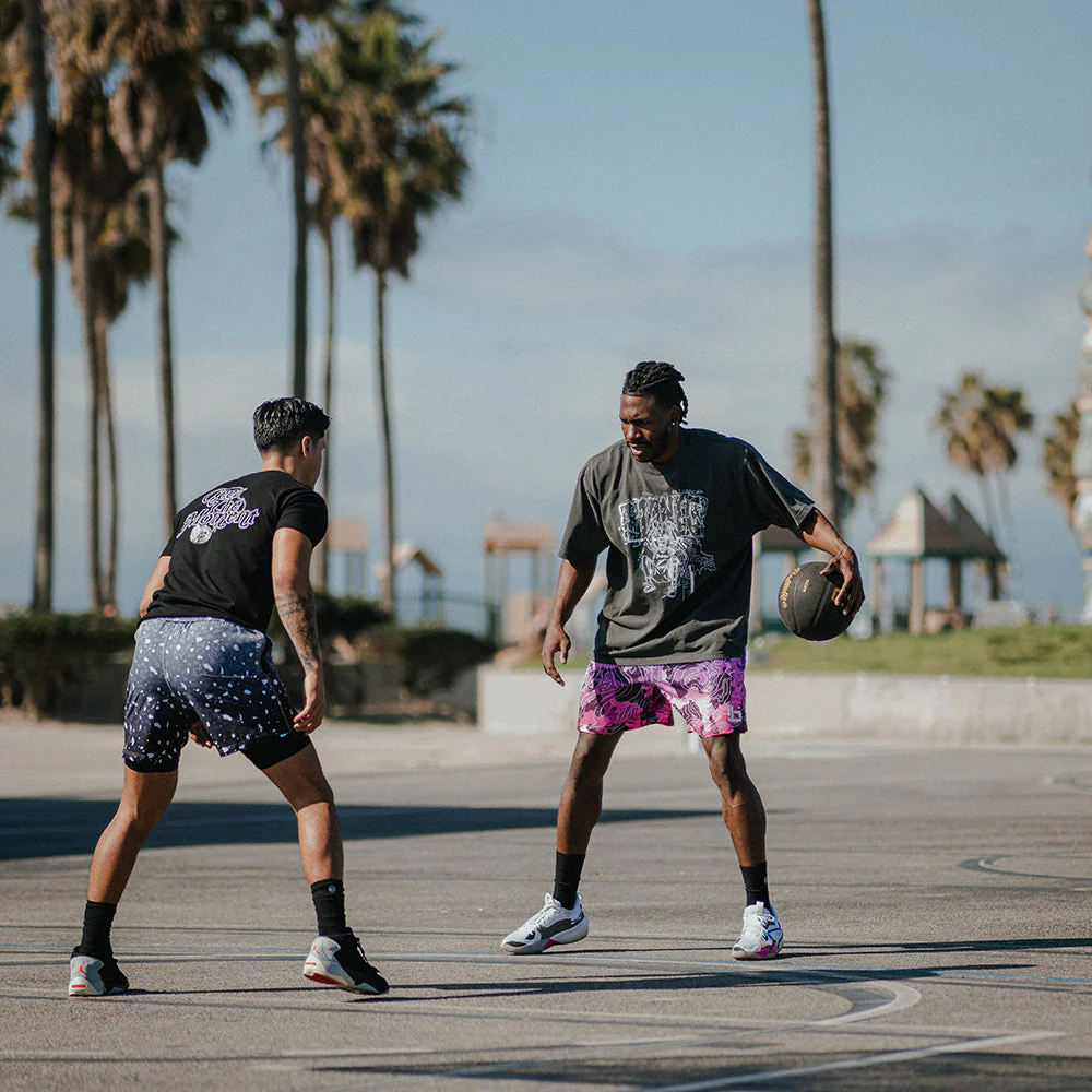 P2 Performance Shorts in Silver - Image 4