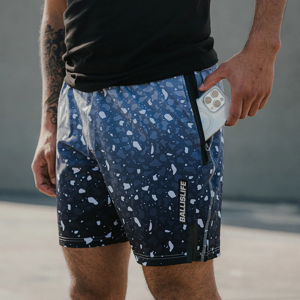 P2 Performance Shorts in Silver - Image 7