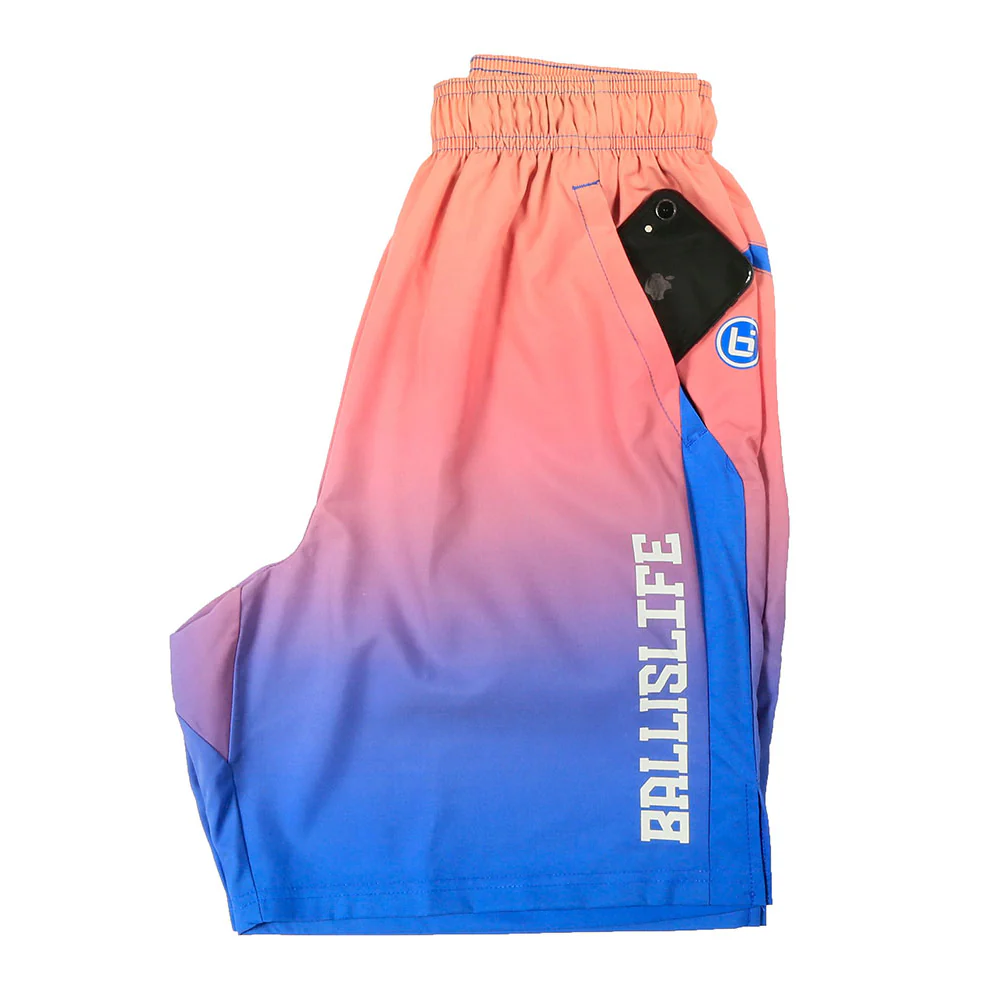 P3 Performance Shorts in Sunset Orange - Image 2