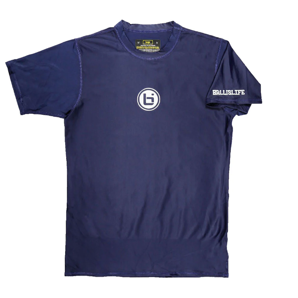 P4 Compression Tee in Navy - Image 2