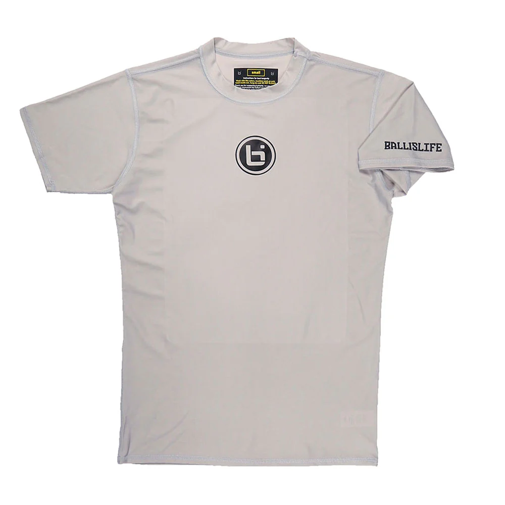 P4 Compression Tee in Silver - Image 2