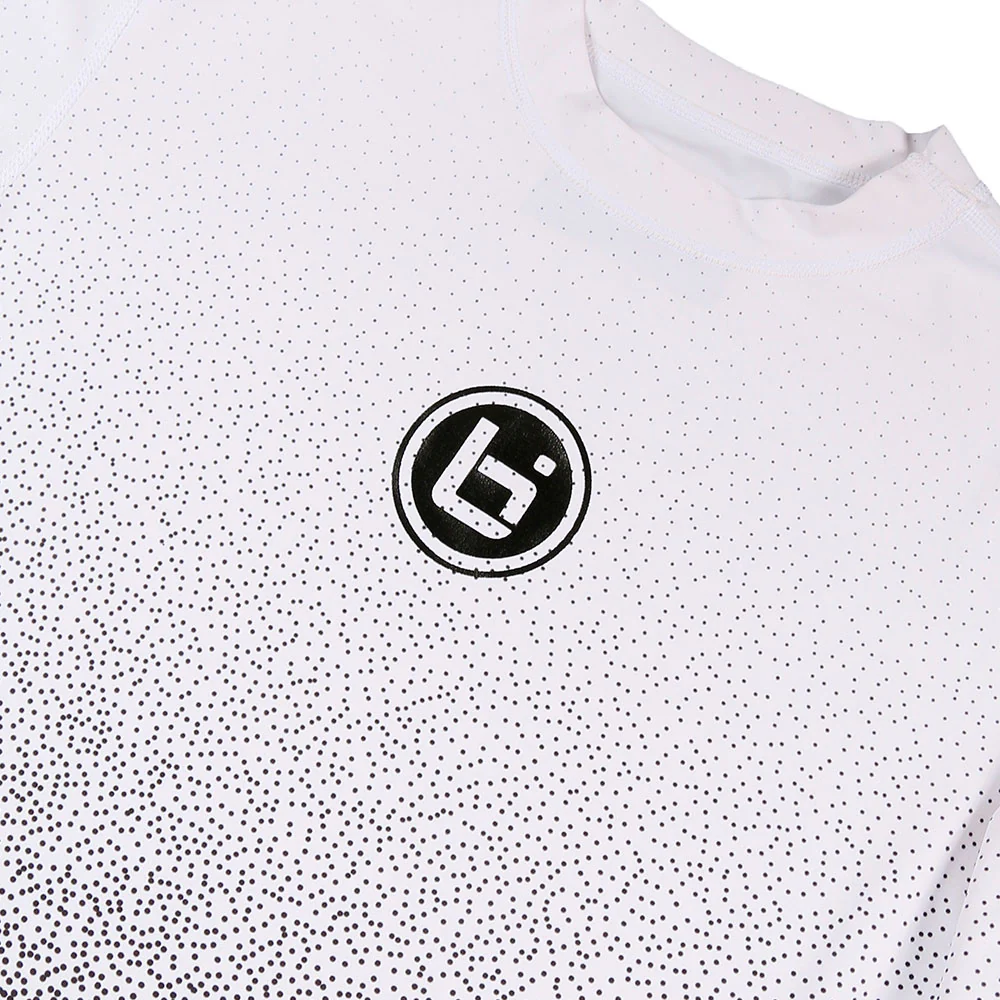 P4 Compression Tee in White/Black - Image 2