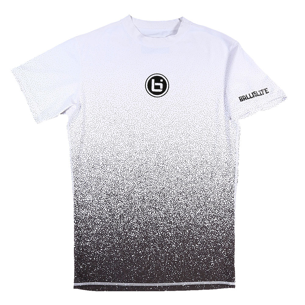 P4 Compression Tee in White/Black - Image 4
