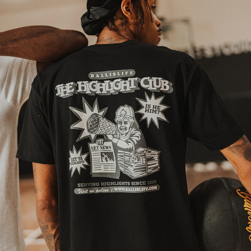 Paperboy Tee in Black - Image 5
