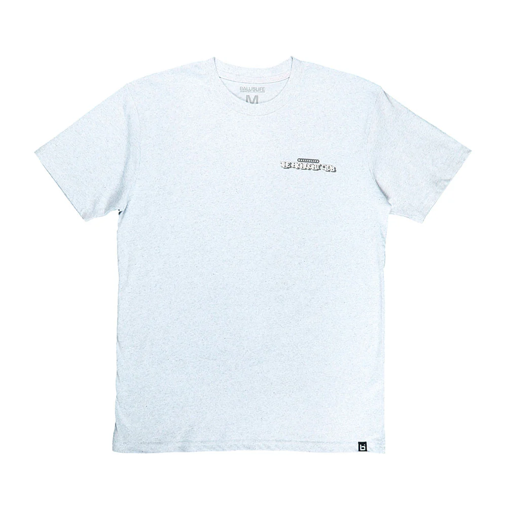 Paperboy Tee in Heather White - Image 3