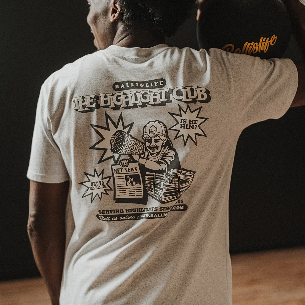 Paperboy Tee in Heather White - Image 5