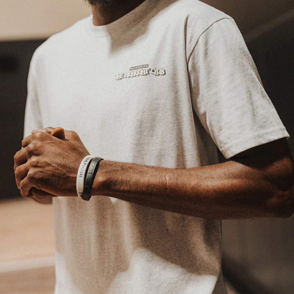 Paperboy Tee in Heather White - Image 6