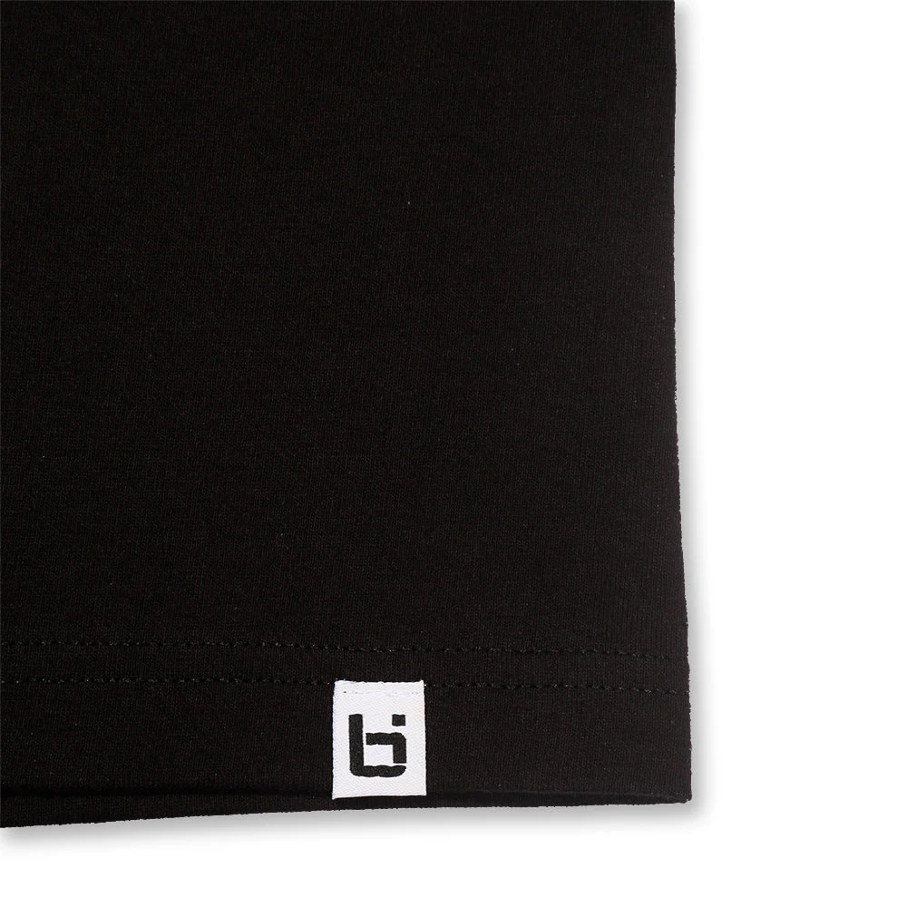 Script Tee in Black - Image 3