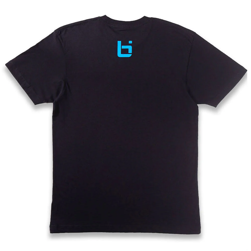 Script Tee in Navy - Image 2