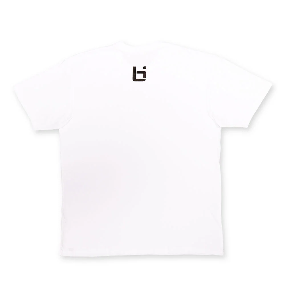 Script Tee in White - Image 2