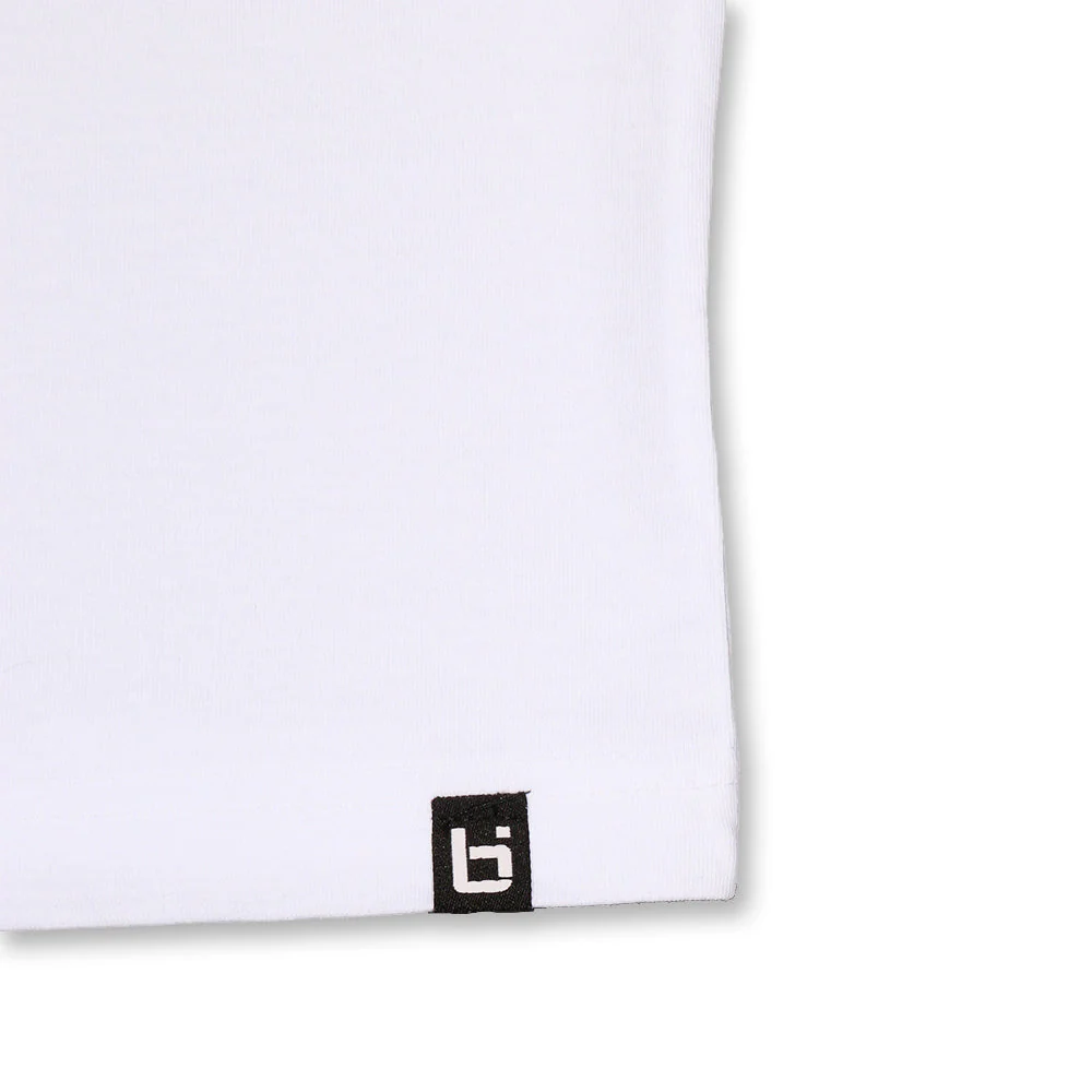 Script Tee in White - Image 3