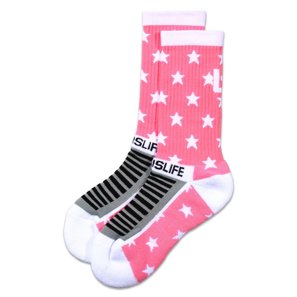 Star Socks in Pink - Image 3