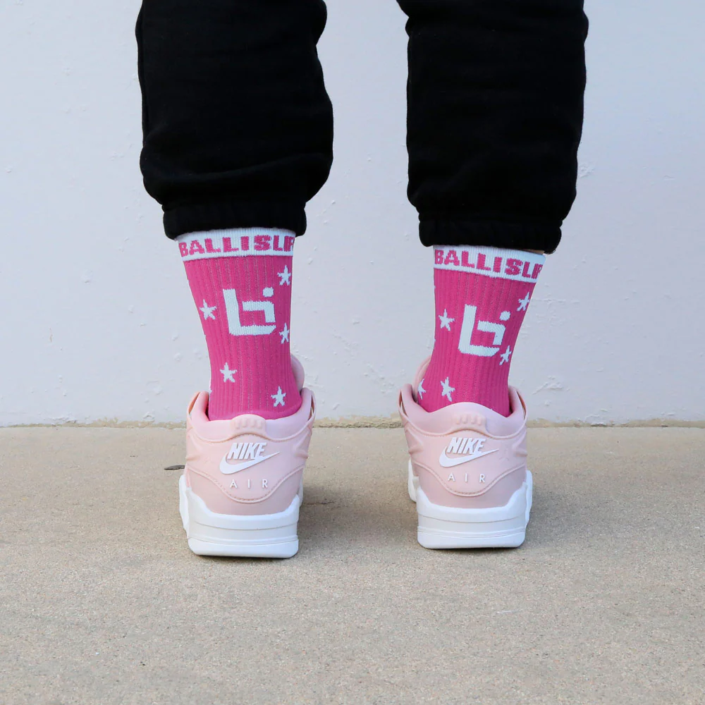 Star Socks in Pink - Image 4
