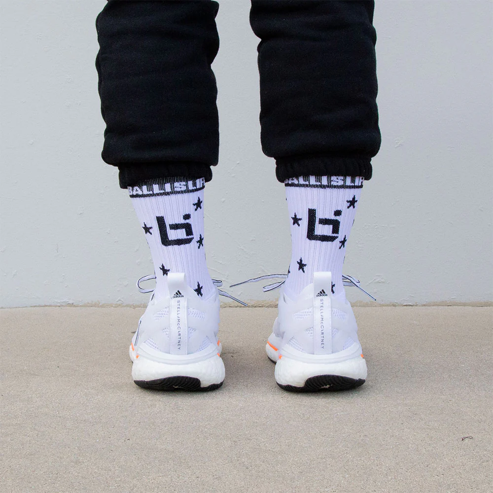 Star Socks in White - Image 4