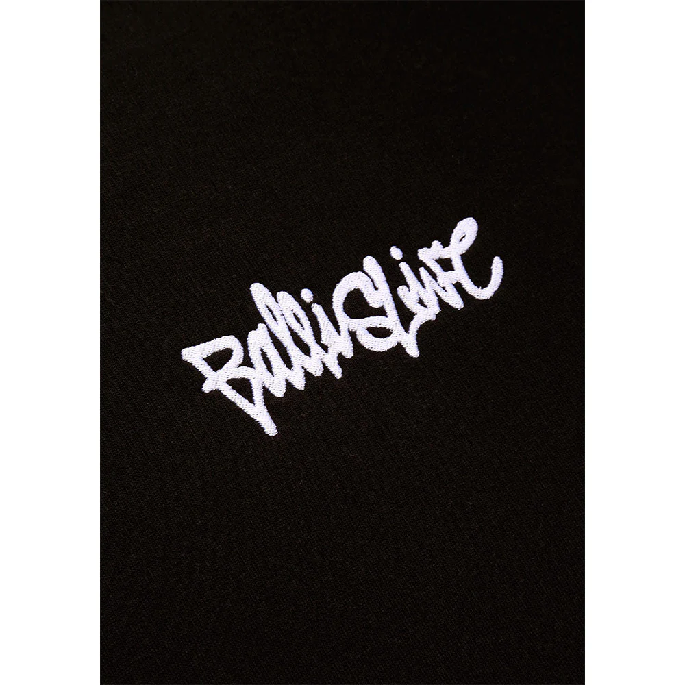 Throwie Oversized Hoodie in Black - Image 3