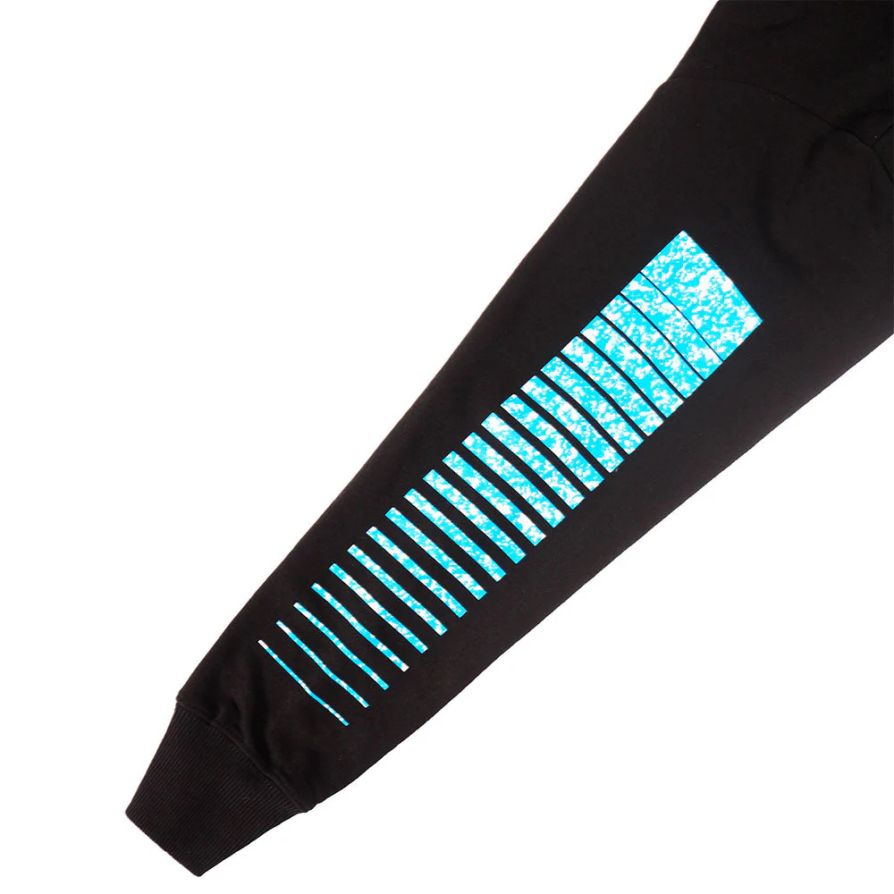 WMNS Splash Hoodie in Black/Blue - Image 3