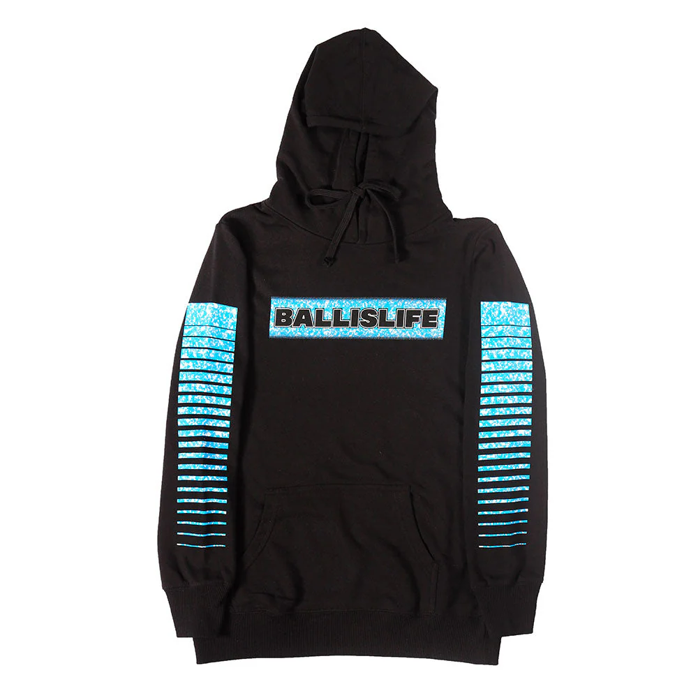 WMNS Splash Hoodie in Black/Blue - Image 4