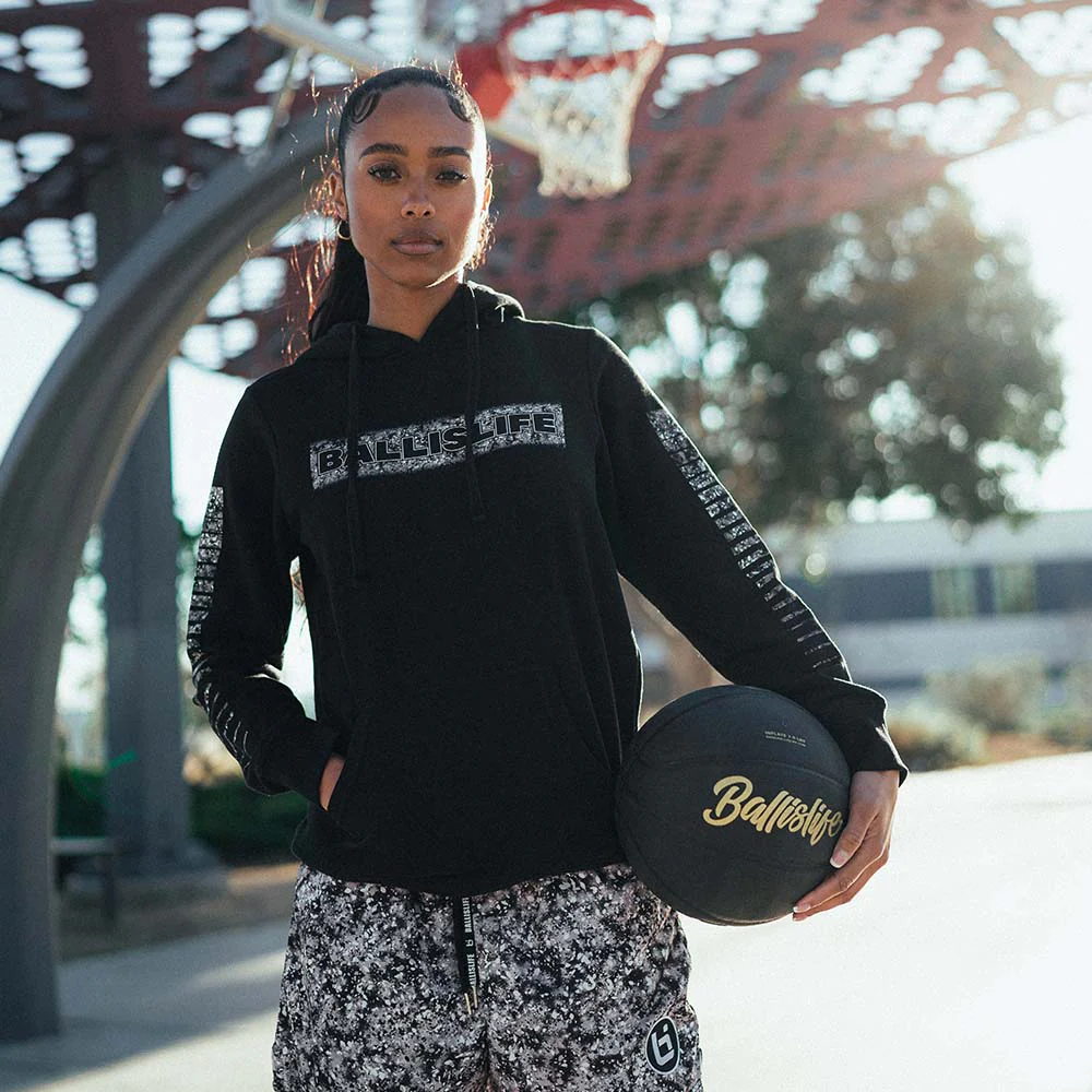 WMNS Splash Hoodie in Black/Grey - Image 5